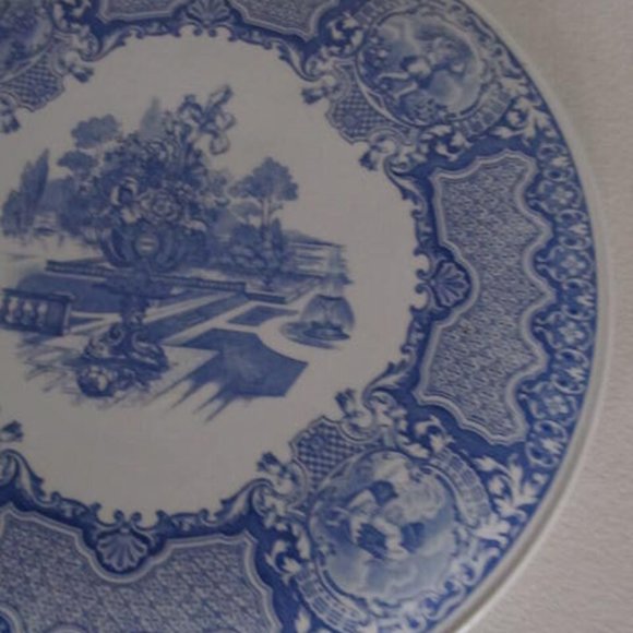 Blue Spode Blue Room Transferware Spode Italian Blue White Spode seasons pattern - Picture 4 of 5